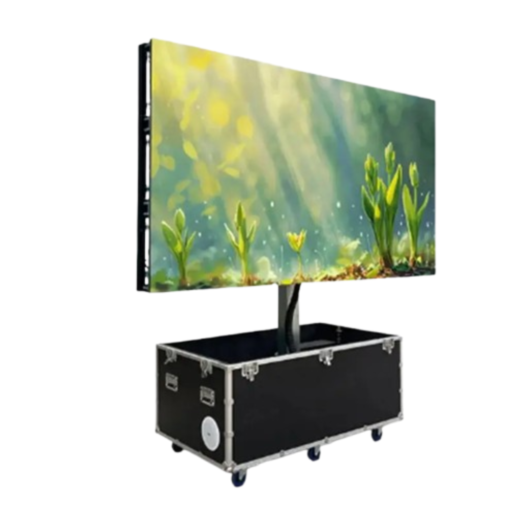 P2.5 Trailer Mounted Outdoor Large LED Video Display Screen, Mobile Advertising LED Billboard