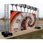 P3.91 Small Pitch 24pcs Outdoor Panel LED Video Wall LED Screen LED Display  500x500mm 6